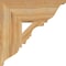 Ekena Millwork Balboa Traditional Rough Sawn Bracket, Western Red Cedar, 6"W x 18"D x 18"H BKT06X18X18BOA01RWR - alternate 4